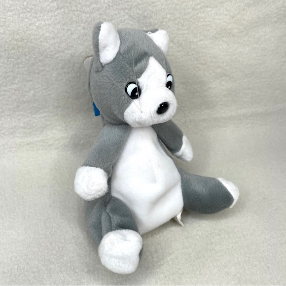 Pebble Pets Pups & Kittens Gray White Cat Kitten Plush - Picture 3 of 8